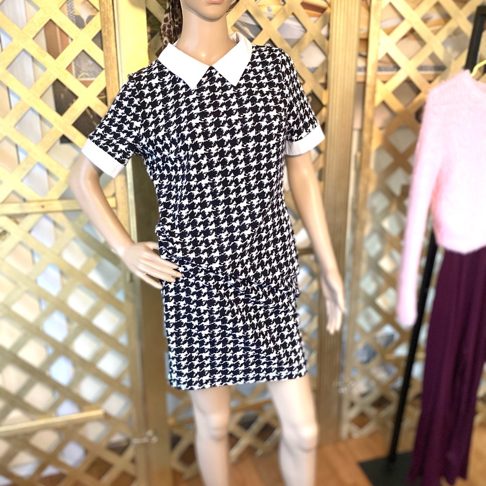 Classic black and white little dress